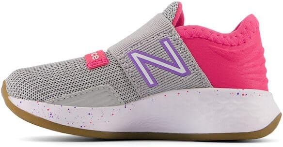 Кроссовки New Balance Unisex Baby Fresh Foam Roav V1 на шнуровке, фиолетовый/розовый