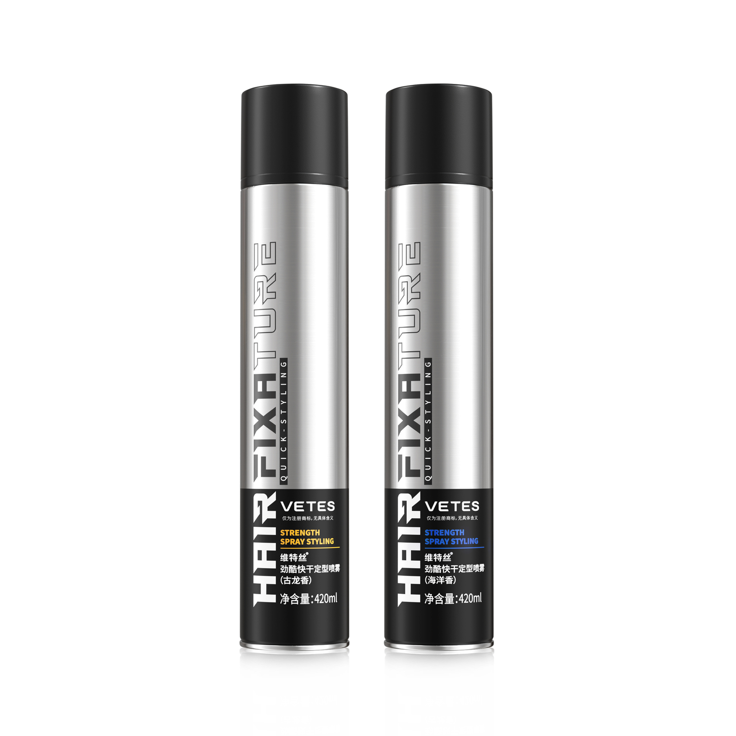 Набор средств для укладки Vetes: лак для волос Powerful Styling Spray, 99 мл + воск для укладки волос, 100 г — фото 2