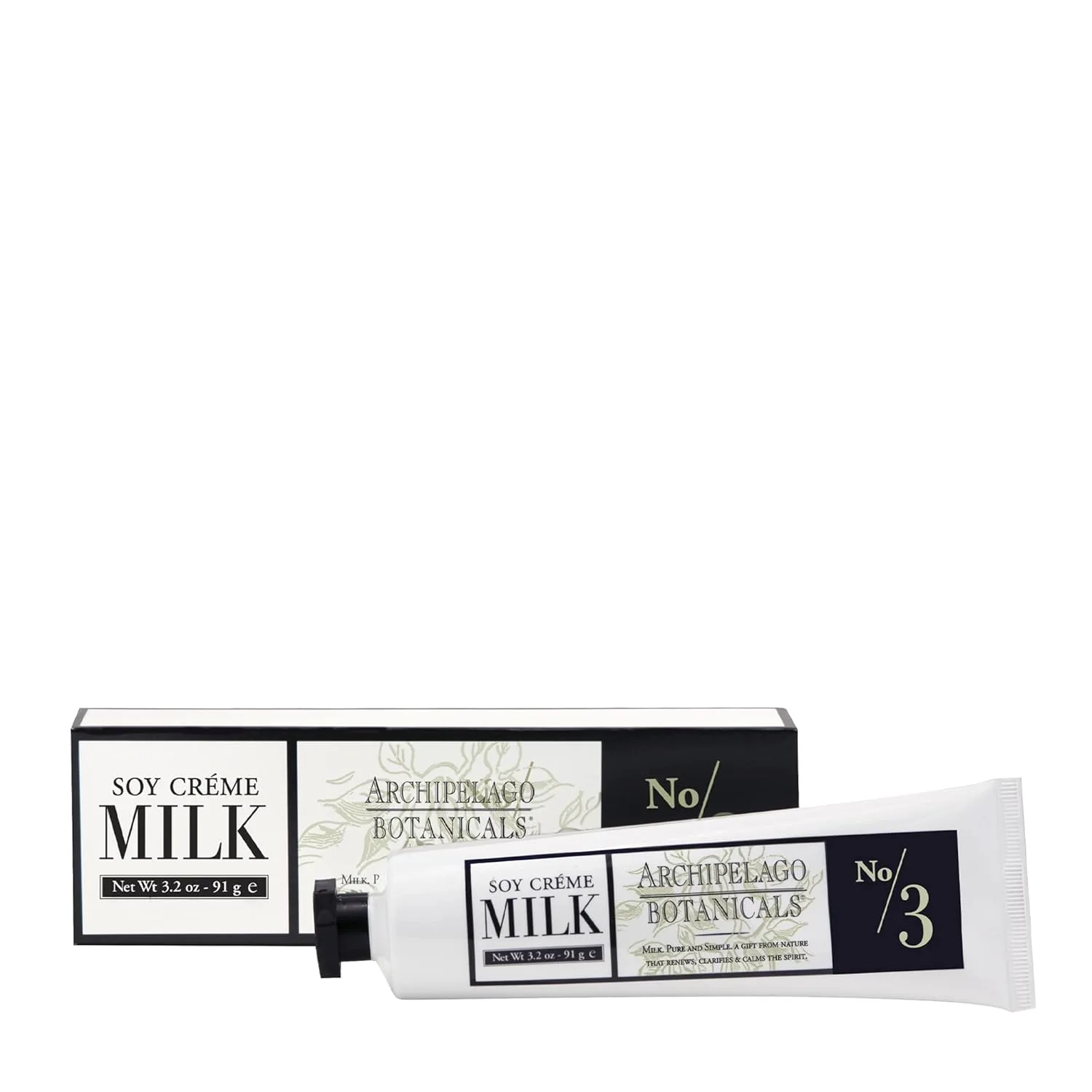 Крем для рук Archipelago Botanicals Soy Milk, увлажняющий лосьон для сухой кожи, кутикулы и огрубевших участков, 90 г 90.72 г (1 шт.)