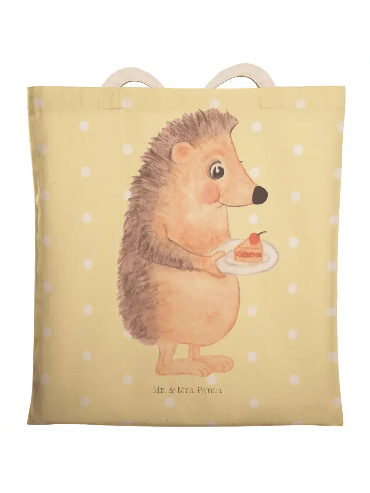 

Шоппер Mr. & Mrs. Panda, желтый пастельный