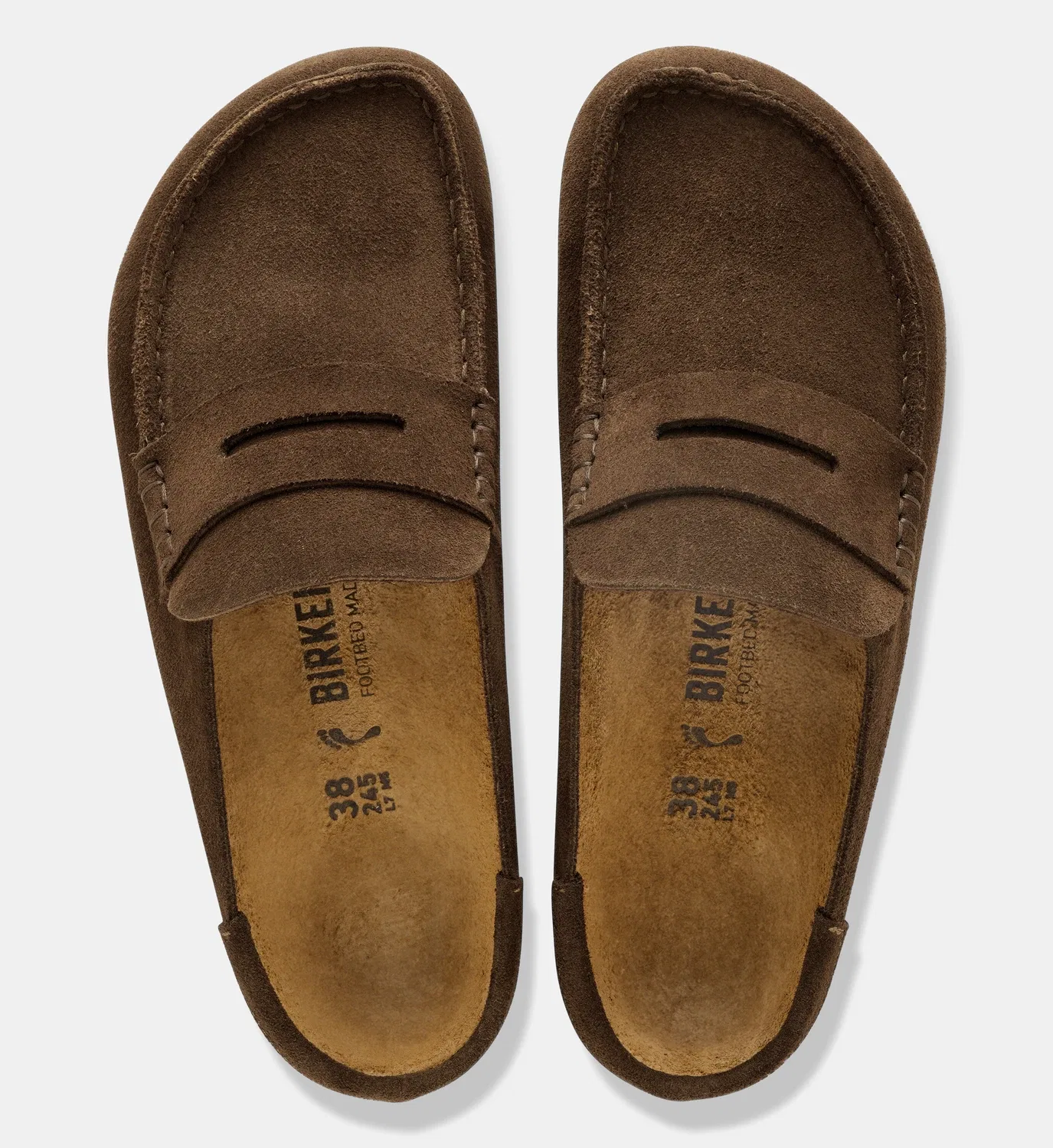 Mocassins-мюли Naples BIRKENSTOCK, коричневый — фото 3
