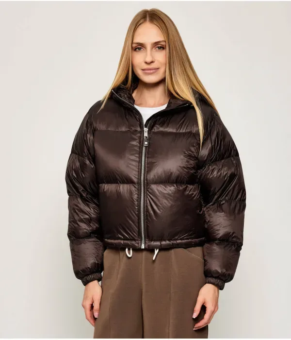 Пуховая куртка oversize fit Tommy Hilfiger, коричневый