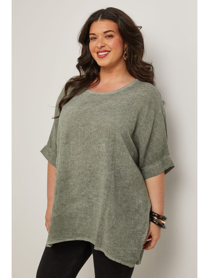 

Блузка Curvy Lady, хаки