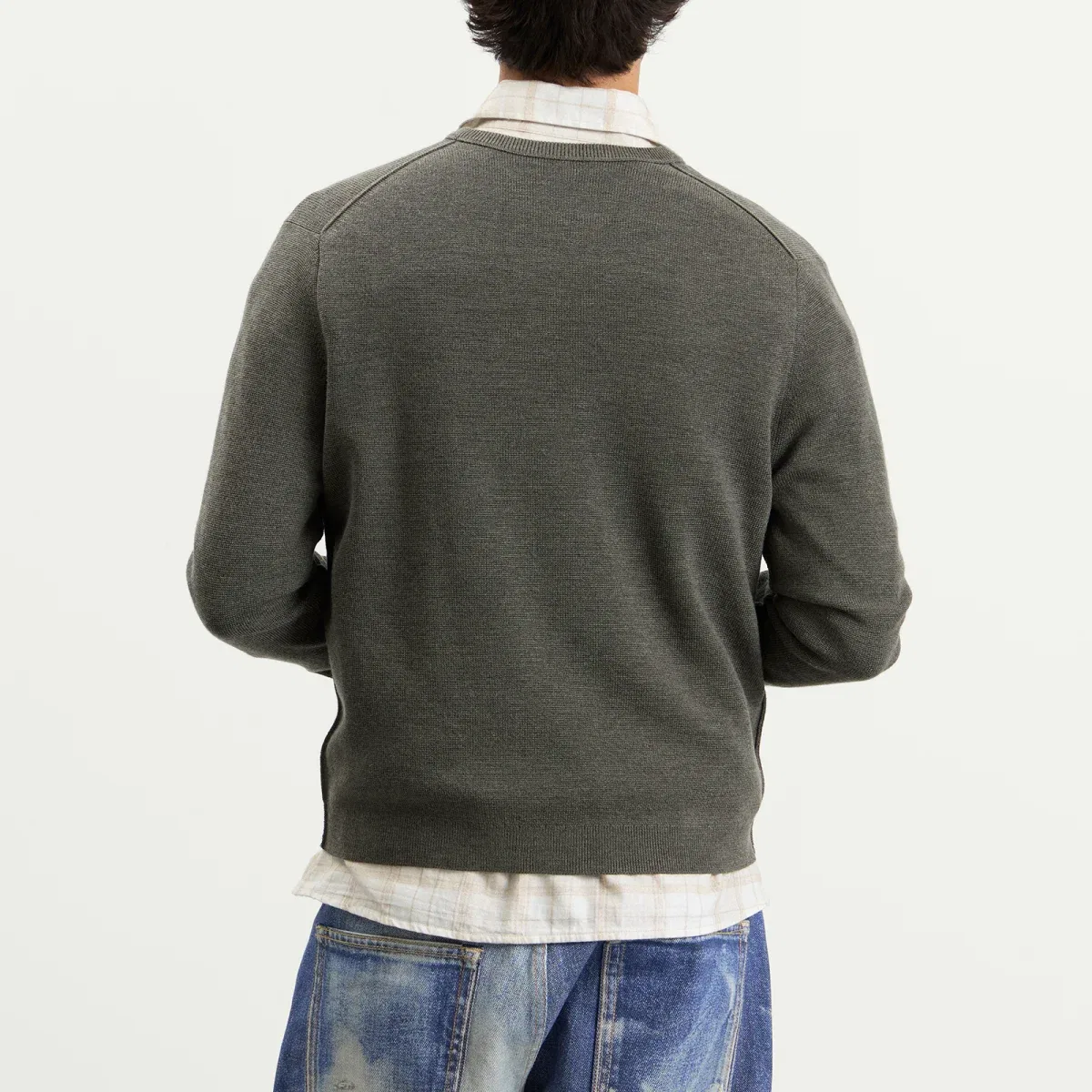 Пуловер из мериносовой шерсти Kodos Merinos Jumper Acne Studios, Cedar Green — фото 3