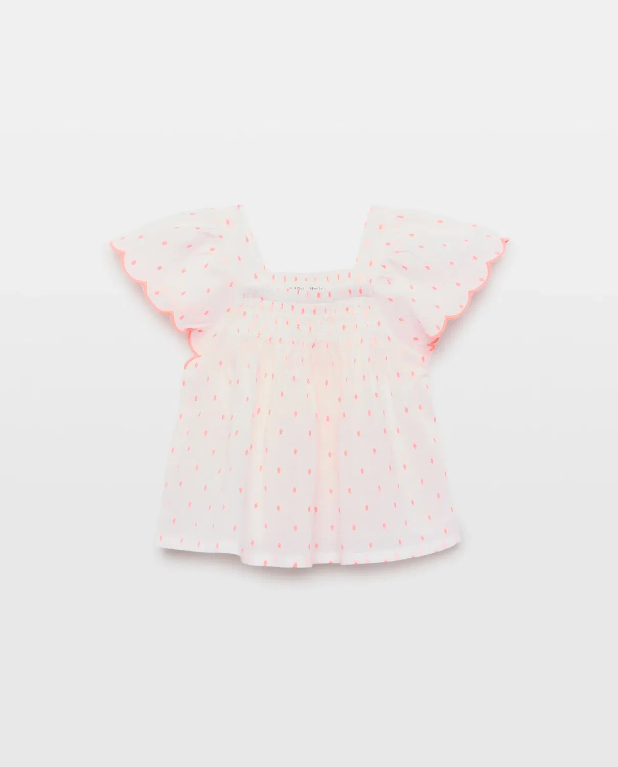 Детская рубашка для девочек с пчелиными сотами Plumeti Baby El Corte Inglés, Blanco