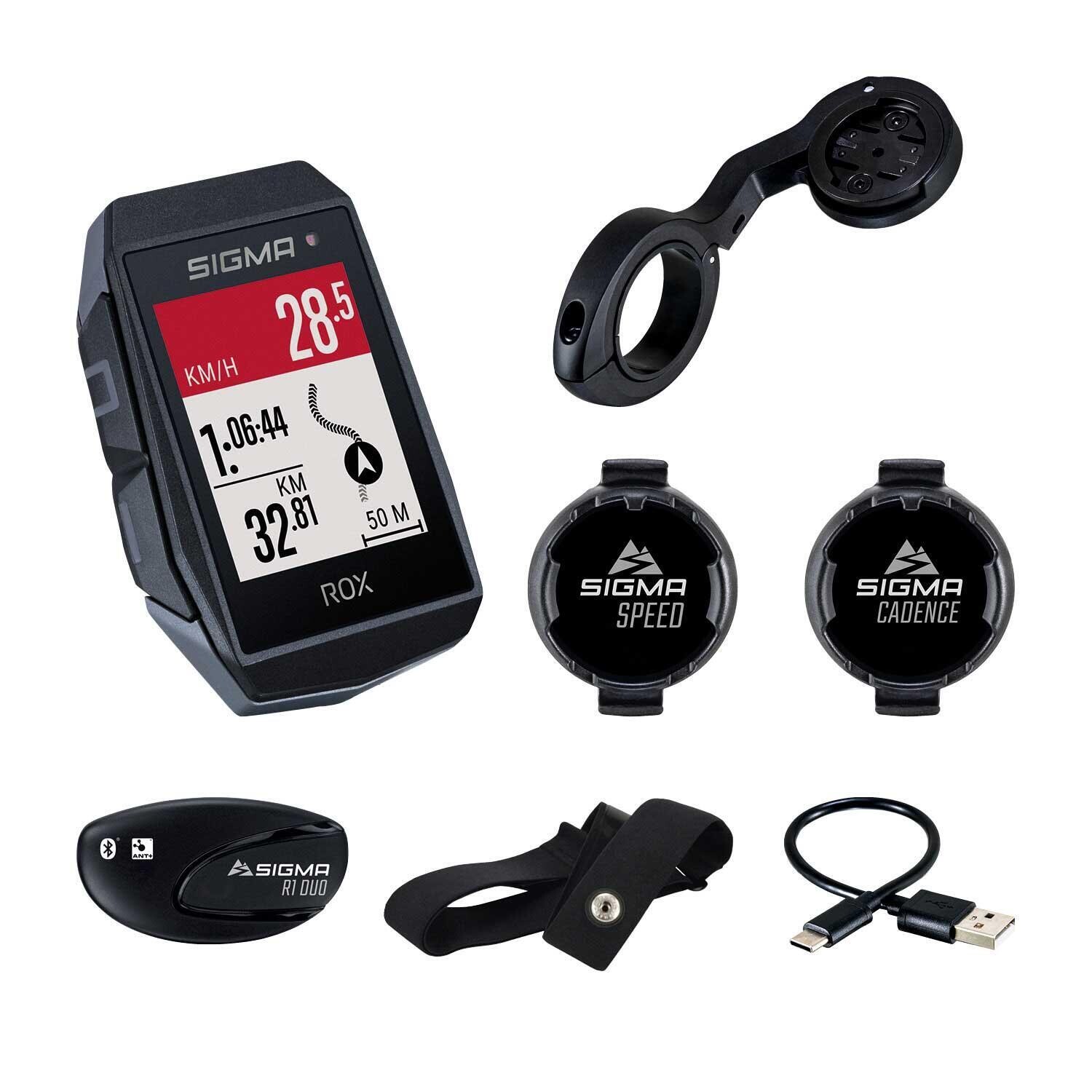 

Комплект GPS-датчиков ROX 11.1 Evo SIGMA, черный / черный / черный