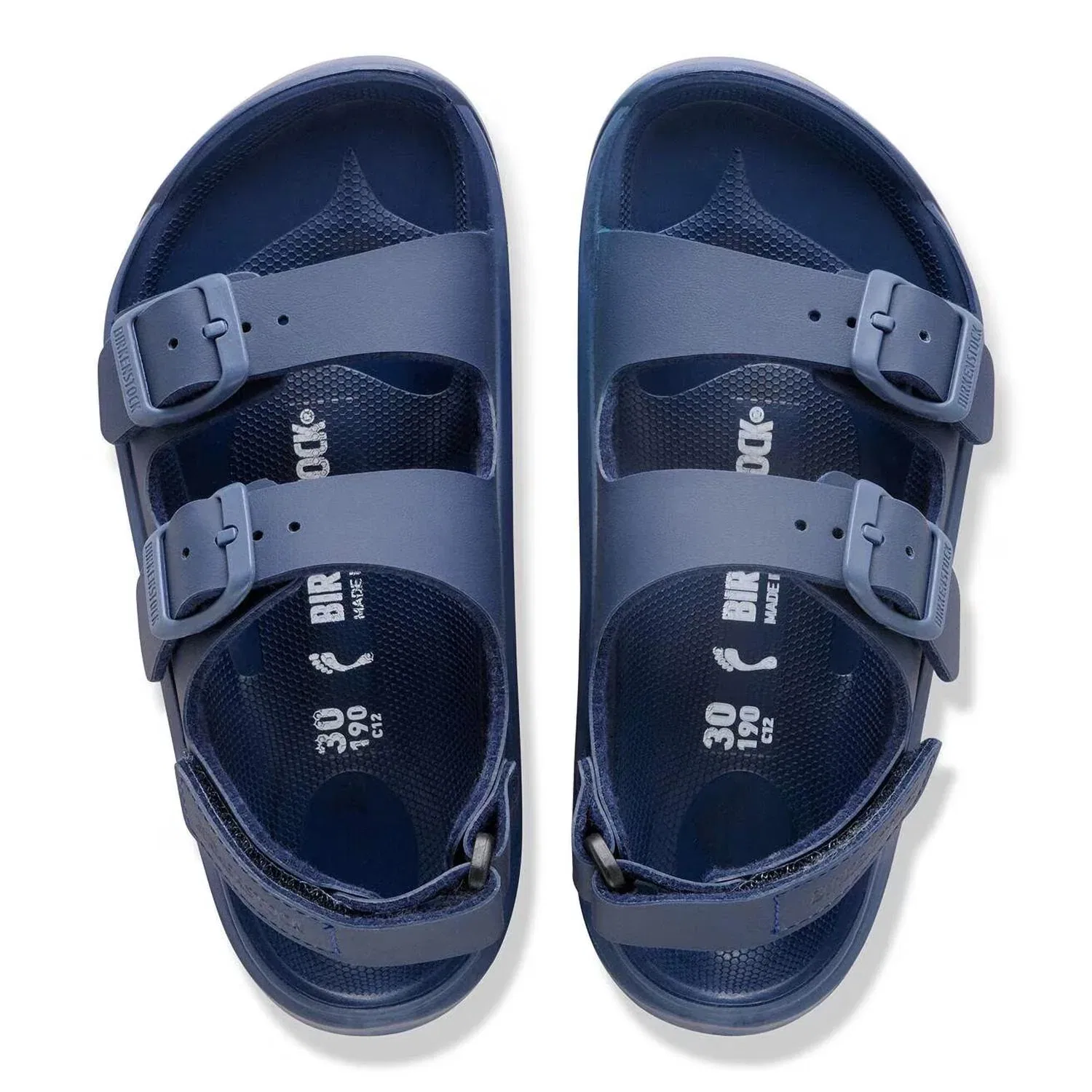Детские сандалии для мальчиков с анатомической стелькой Mogami Birkenstock, темно-синий — фото 3