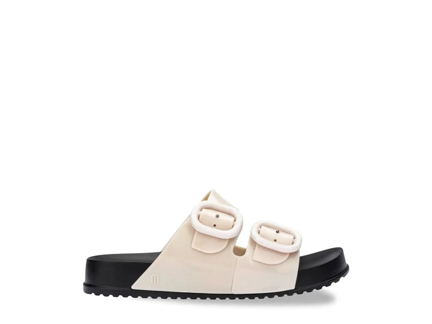 Слайды из джерси Cozy Jelly, Mini Melissa, бежевый/бежевый/черный — фото 3