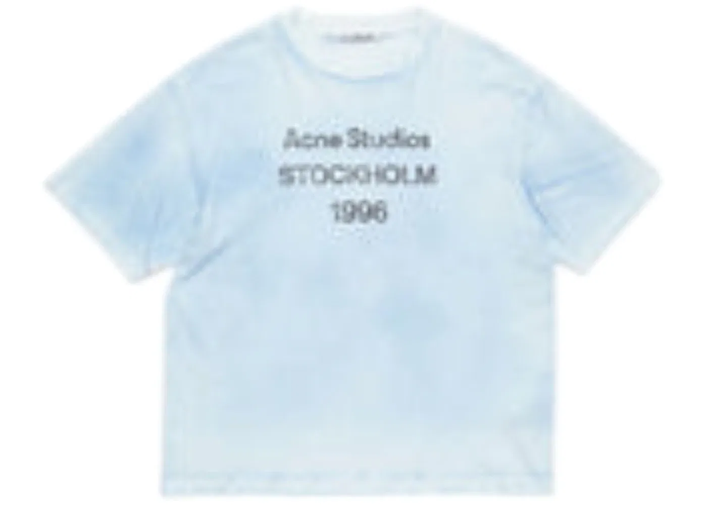 Футболка свободного кроя с принтом Acne Studios, Light Grey