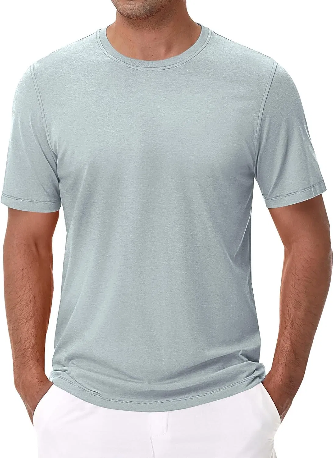 Мужская футболка с круглым вырезом Slim Fit, Grey