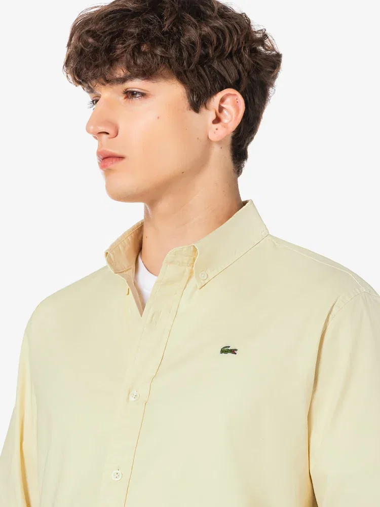 Рубашка с длинным рукавом Oxford LACOSTE, Lemon — фото 2