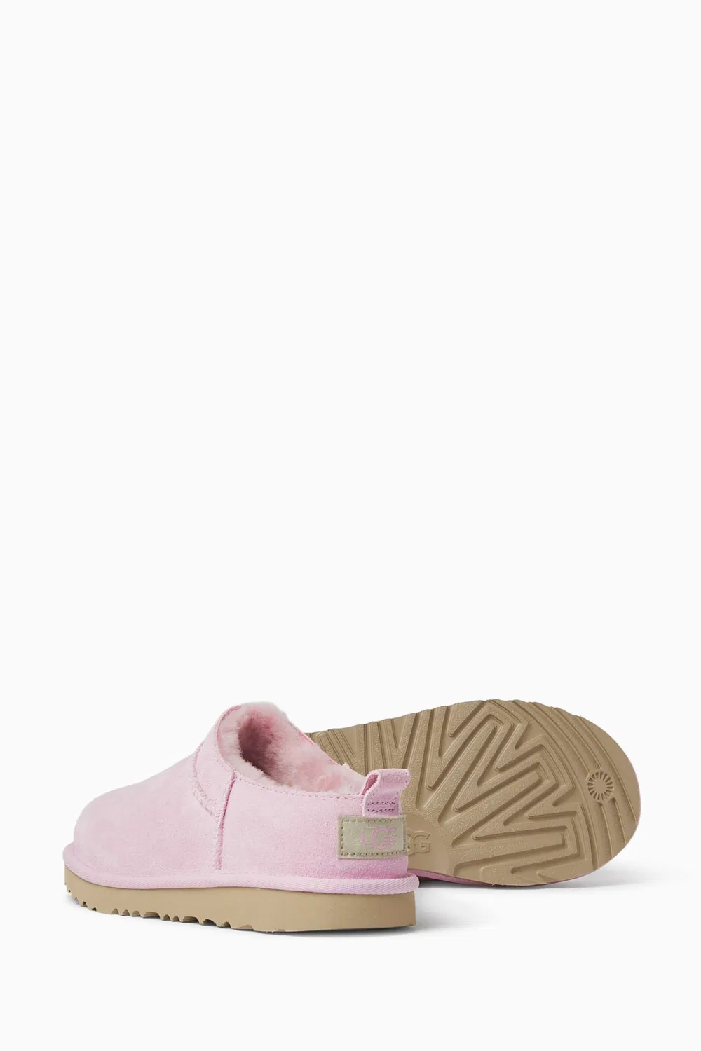 Сандалии классические из замши UGG, розовый — фото 3