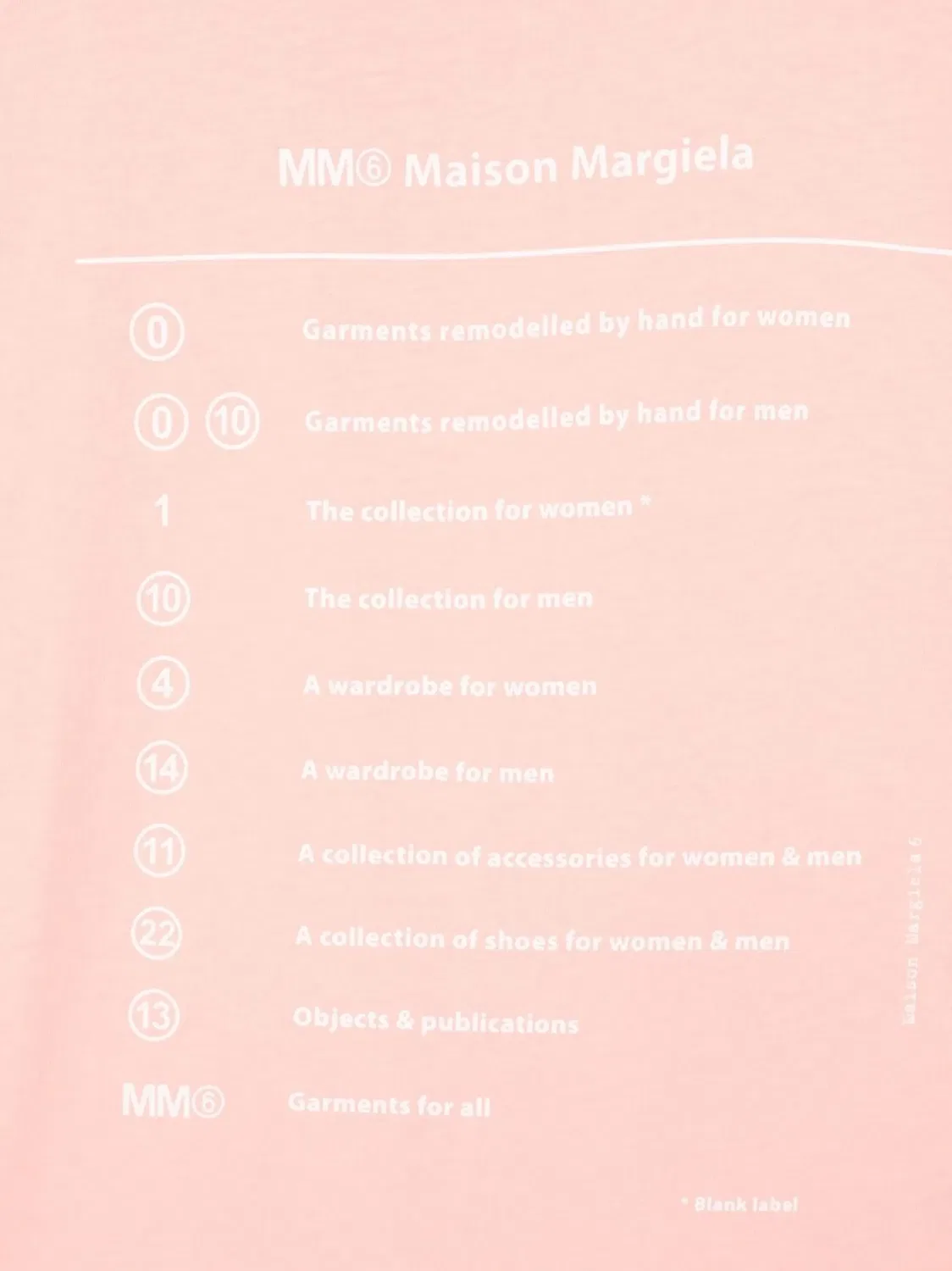 Футболка с графическим принтом MM6 Maison Margiela, розовый — фото 2