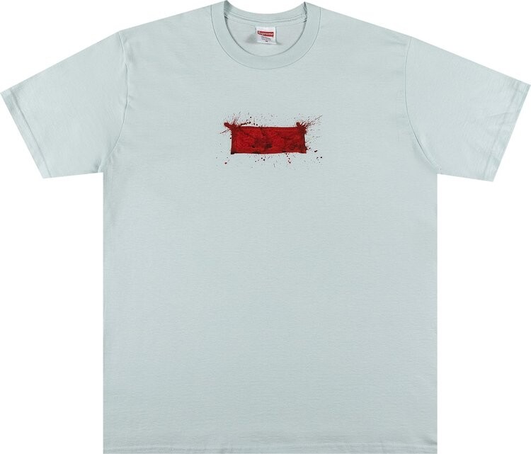 

Футболка Supreme Ralph Steadman Box Logo Tee 'Pale Blue', синий