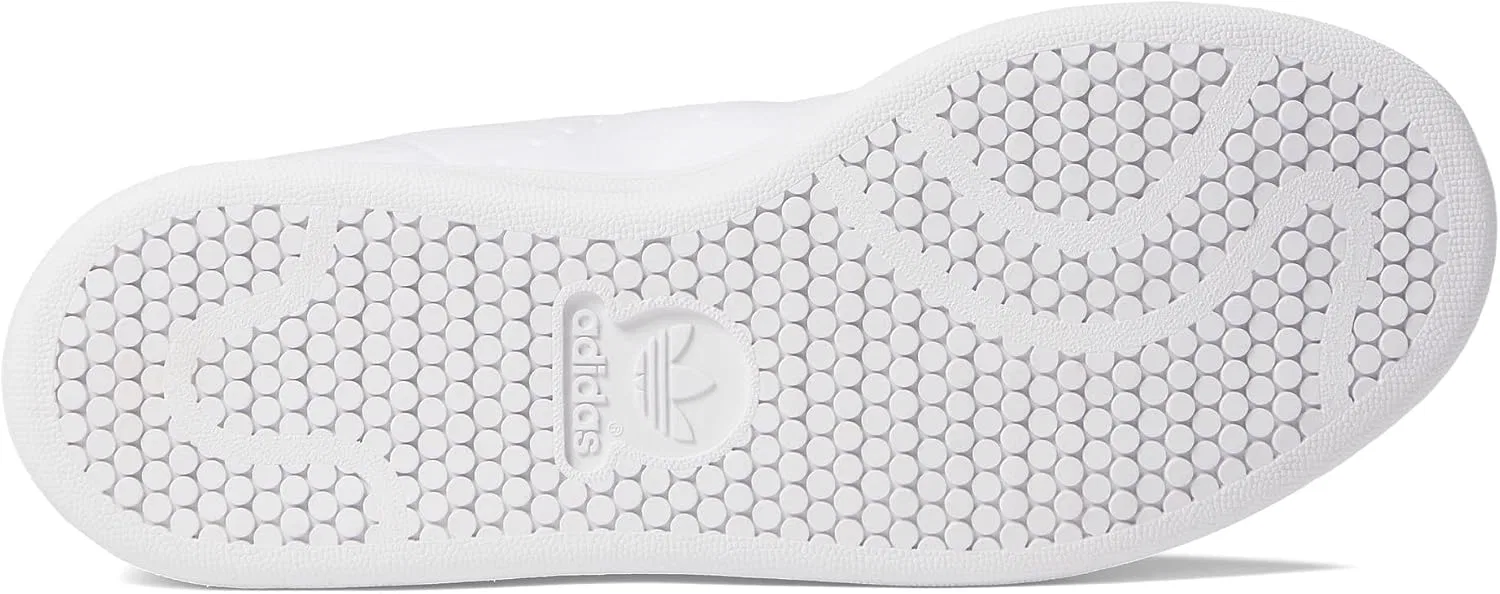 Детские кроссовки для мальчиков Stan Smith Cloudfoam adidas Originals, White/White/Silver Metallic — фото 3