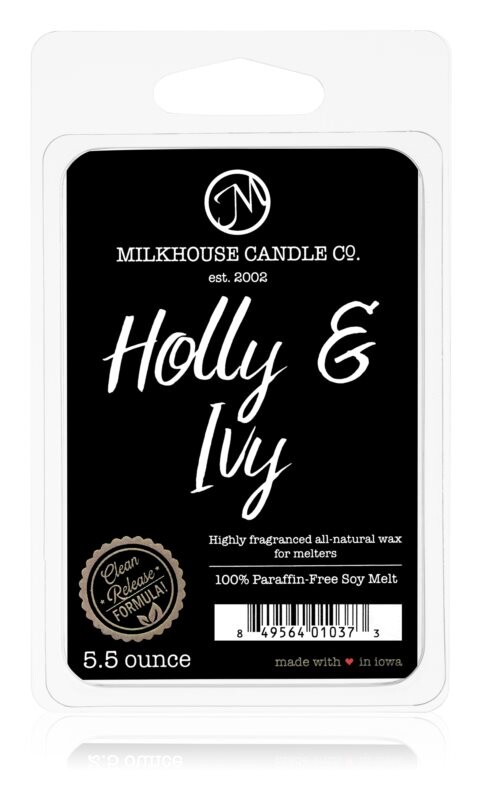 

Воск для аромалампы Milkhouse Candle Co. Creamery Holly & Ivy