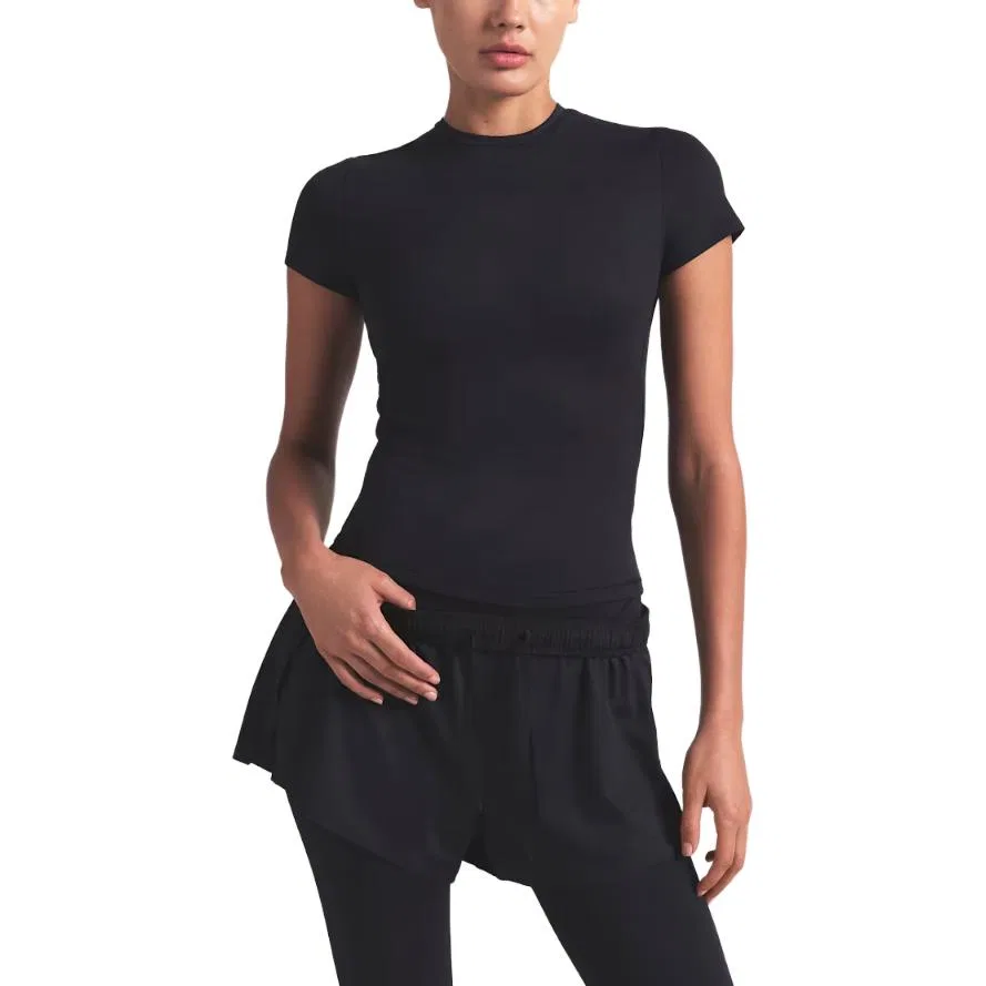 Женская футболка с подкладкой Matte Baby T-Shirt Nike, Black — фото 3