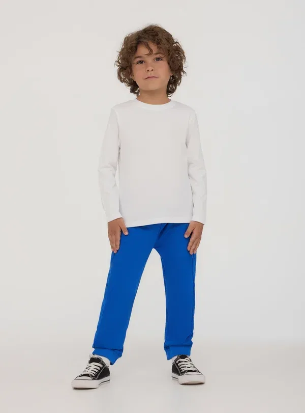Брюки хлопковые Pack 2 - tracksuit bottoms Terranova, gray, синий/серый