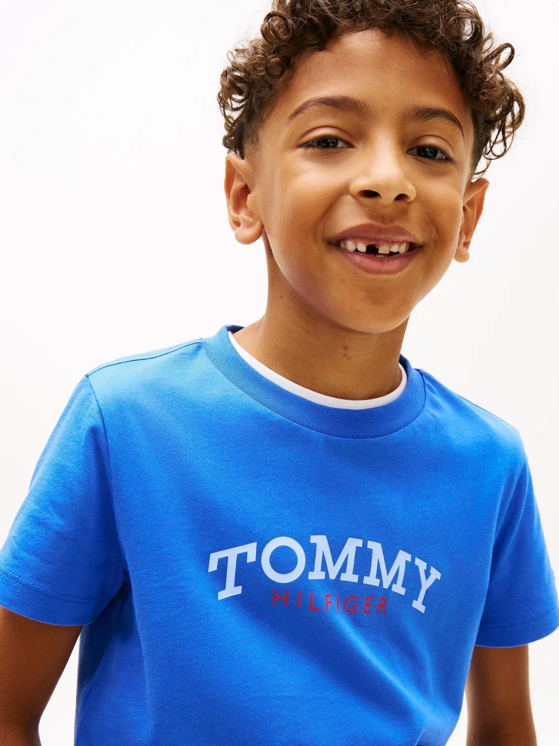 Футболка с логотипом Tommy Hilfiger, синий — фото 4
