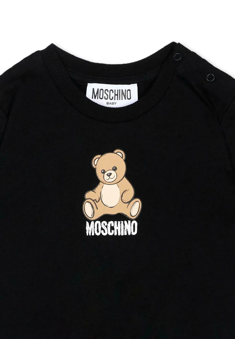 Футболка унисекс - футболка с принтом Moschino, Black — фото 3