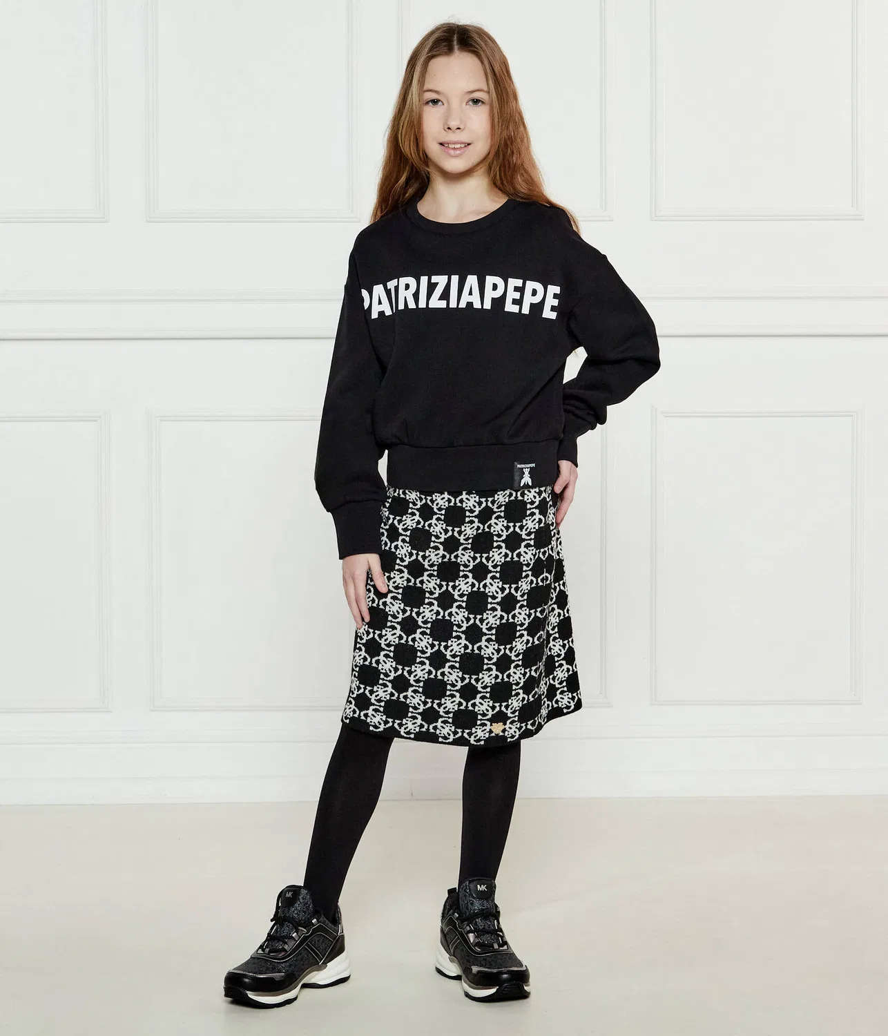 Свитшот свободного кроя Patrizia Pepe, черный — фото 2