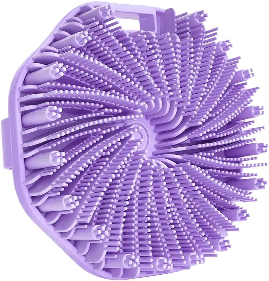 Мягкая силиконовая щетка для ванны, Purple Generisch