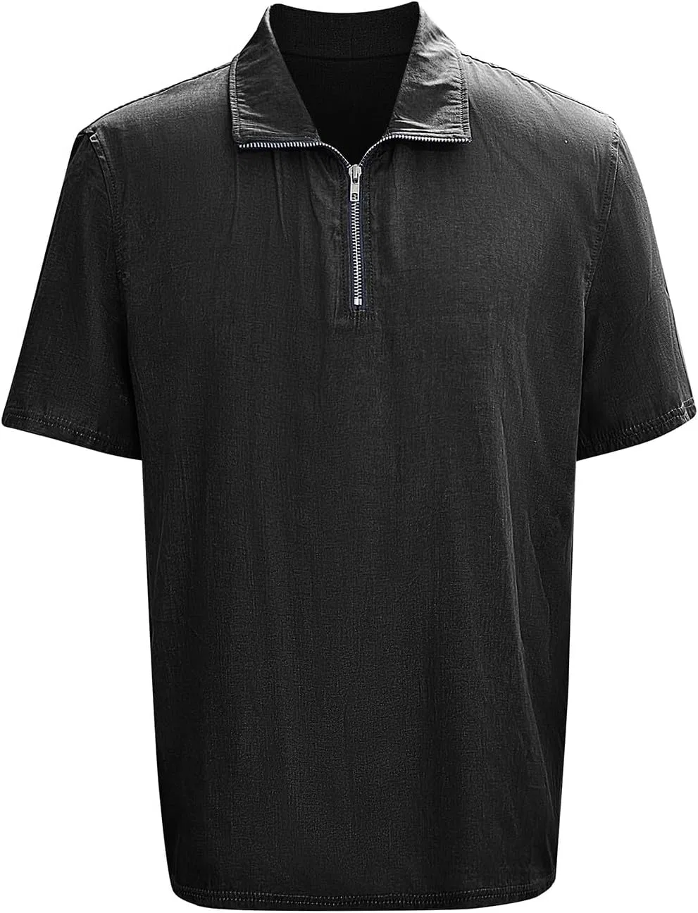 Мужское поло для гольфа с коротким рукавом, Black