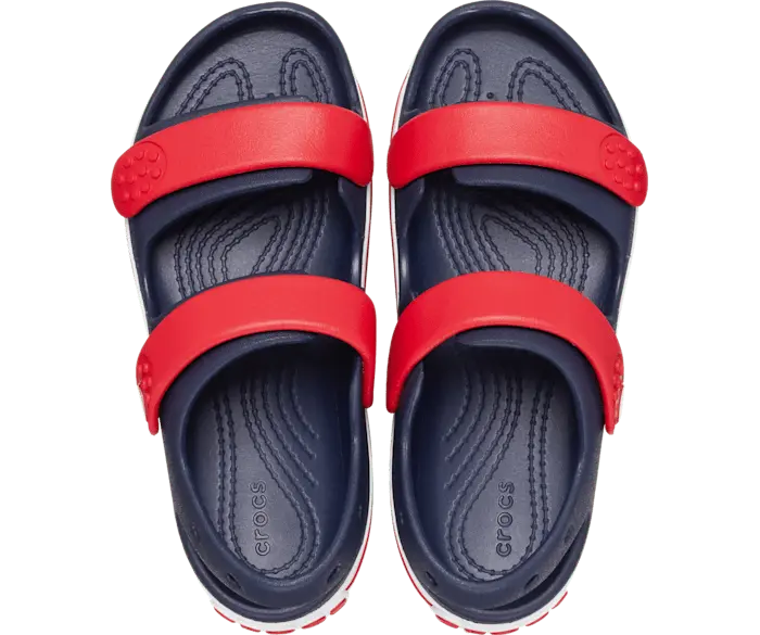 Сабо для маленьких детей Crocs Toddler Crocband Cruiser, темно-синий/красный — фото 4