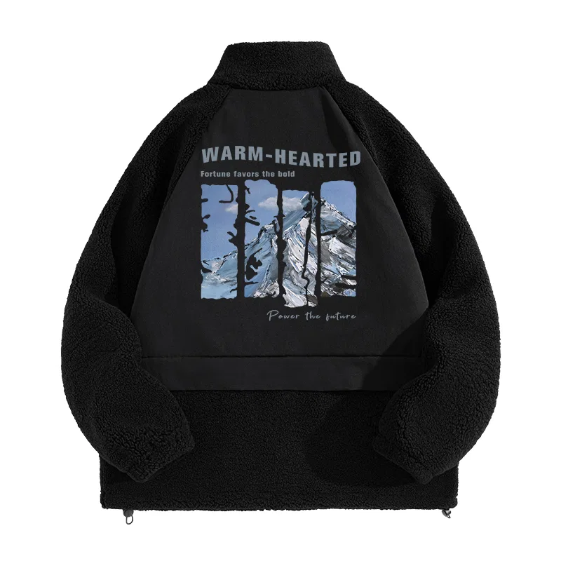 Детская куртка из вельвета с начесом Frozen Mountain Back Logo MINISO, Ecru — фото 3