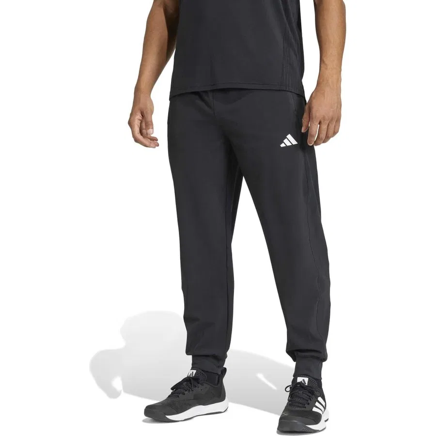 Спортивные штаны с зауженными штанинами Performance Workout Essentials Flex Бренд Adidas, Черный