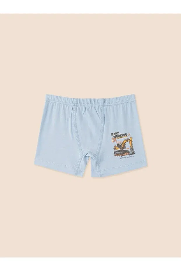 Детские трусы-боксеры для мальчиков хлопковые с принтом Organic Cotton Lycra Boxer Natuline, Mixed — фото 3