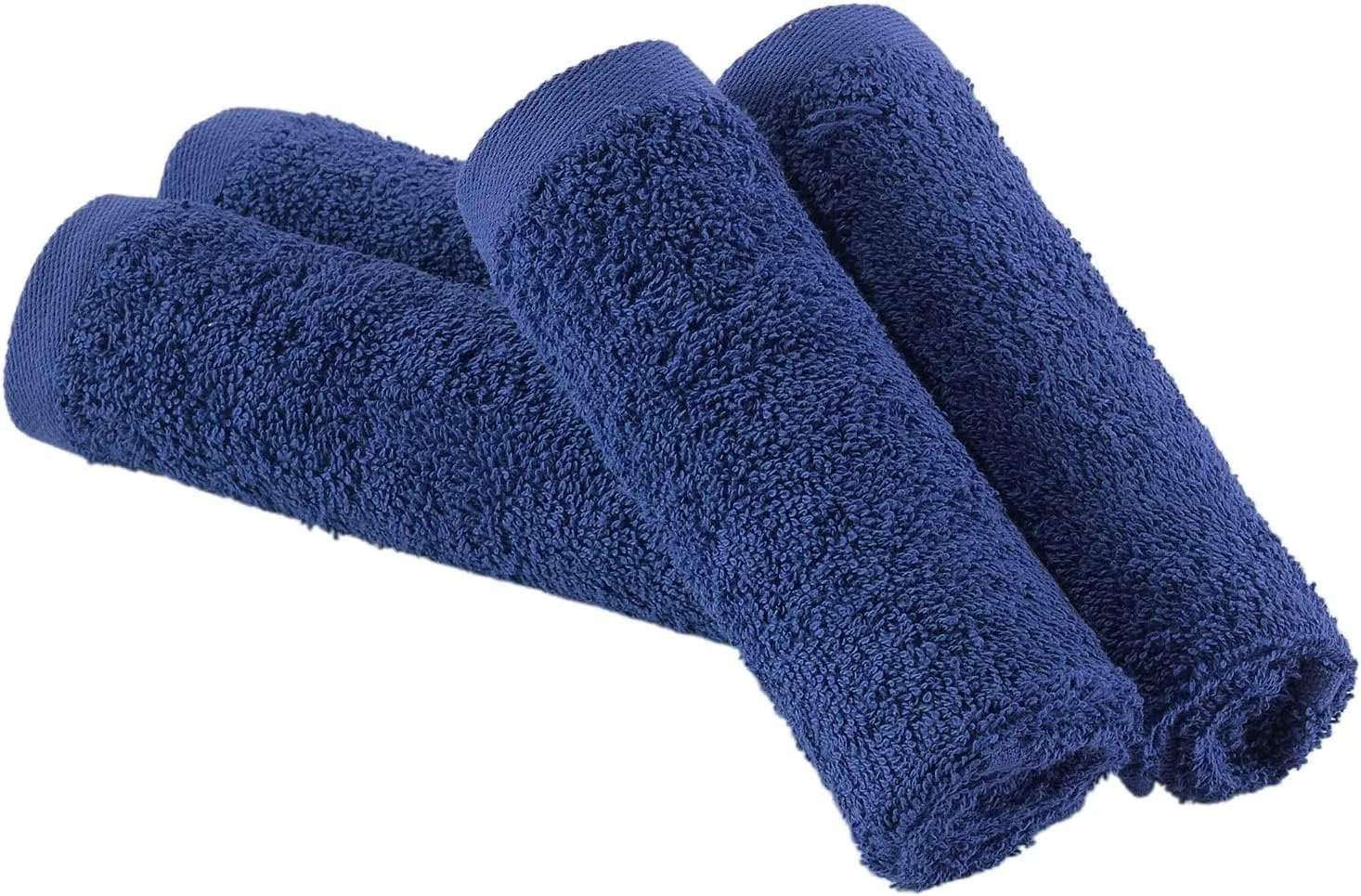 Мочалки для лица, 4 шт, 600 г/м², Egyptian Cotton, 30x30 см, Navy Towelbay — фото 3