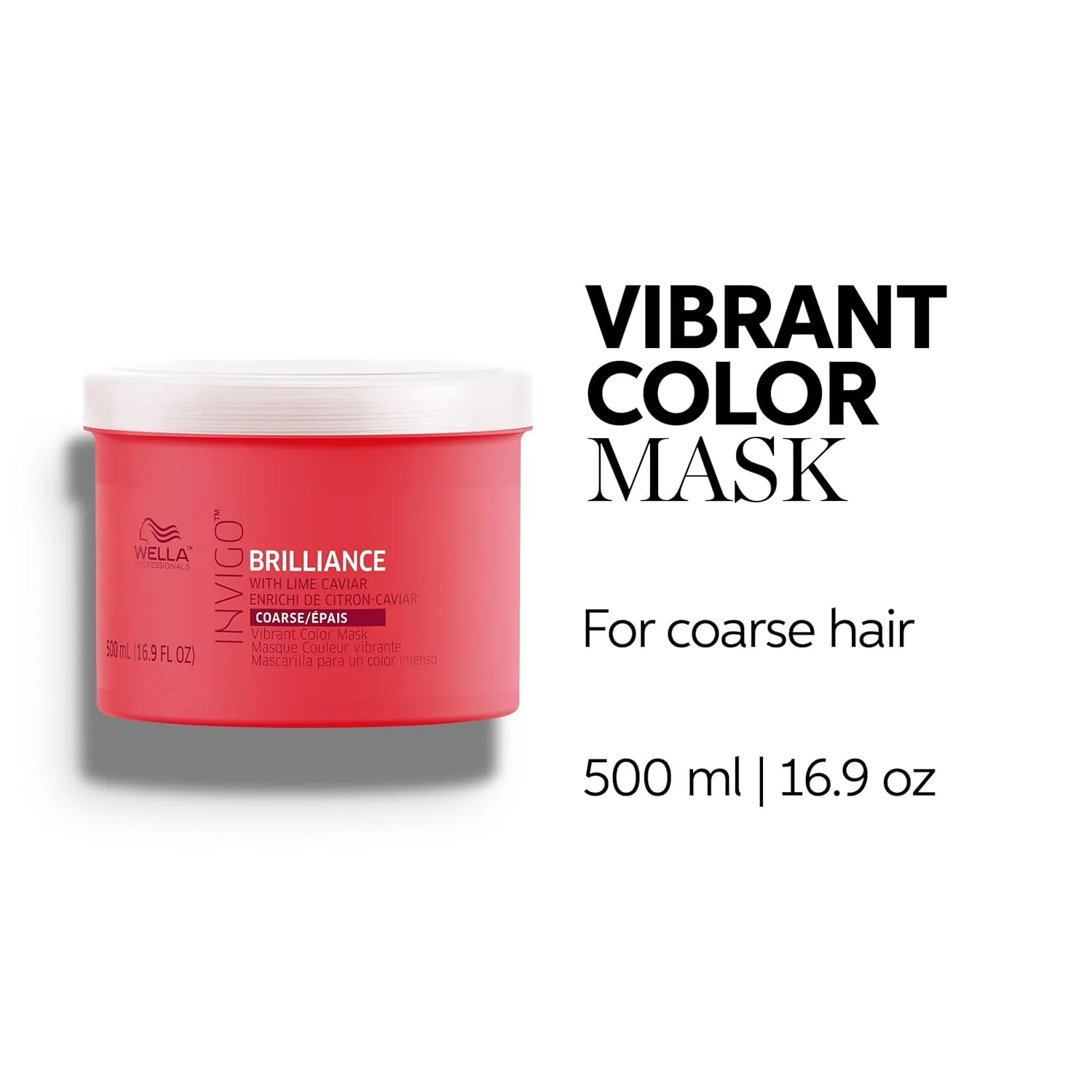 Маска для волос Wella Professionals Invigo Brilliance для жестких окрашенных волос | Кондиционирующая маска | Маска для сохранения яркости цвета 500 мл (1 шт.) — фото 2