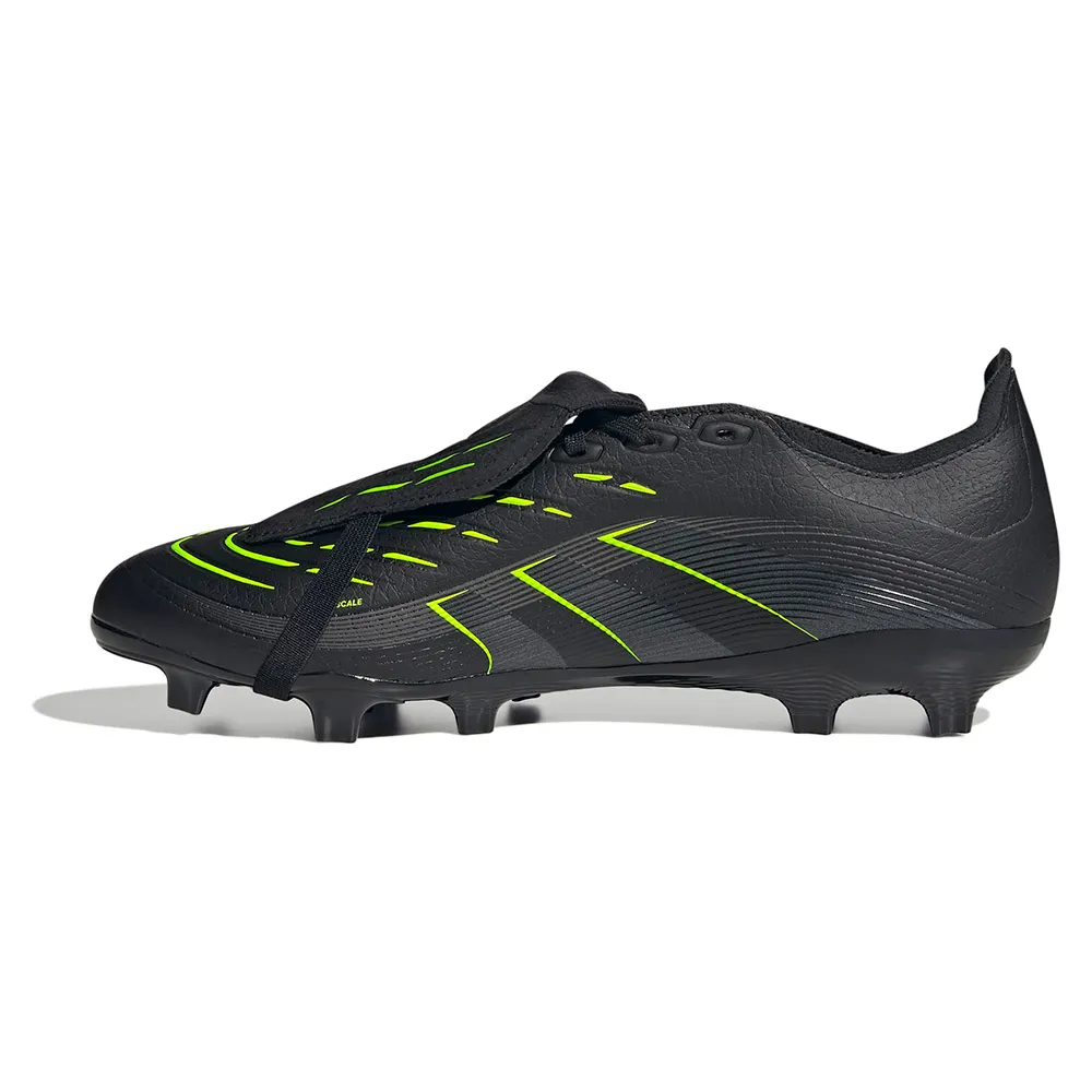 Футбольные бутсы adidas Predator League Fold-Over Tongue FG/MG, черный — фото 3