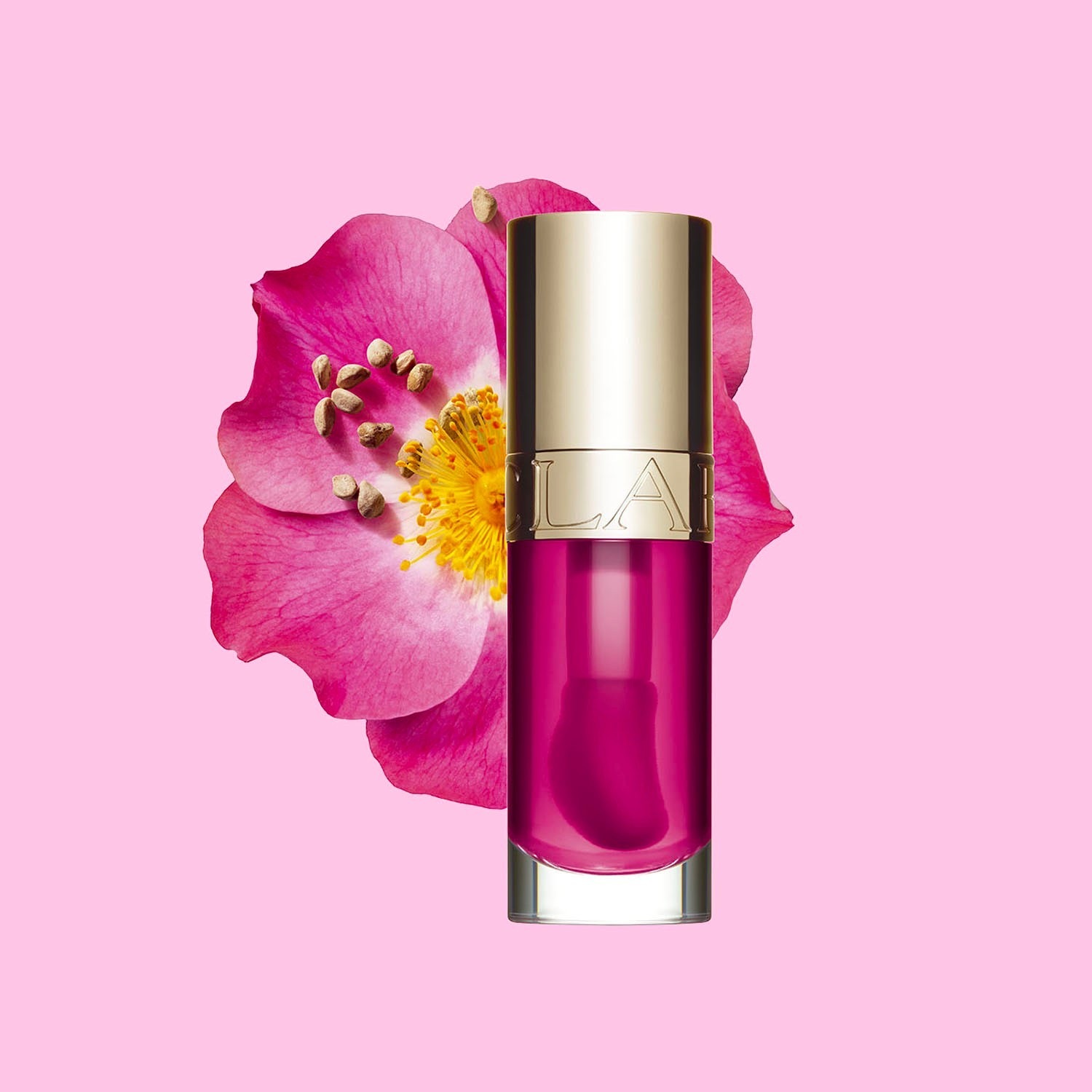 Бальзам для губ Clarins — Масло для губ lip comfort oil , - raspberry, объем, 7 мл — фото 2