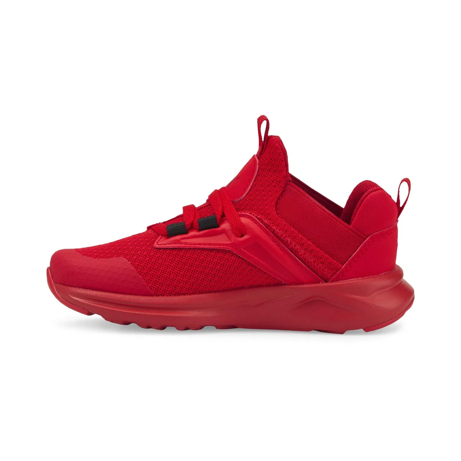 Детские кроссовки с шнуровкой Enzo 2 Refresh AC PS Puma, High Risk Red — фото 3