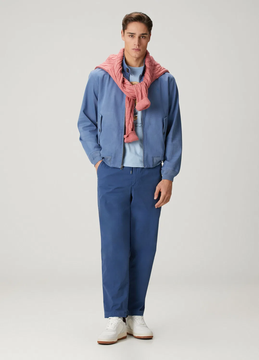 Брюки с поясом Polo Ralph Lauren, blue