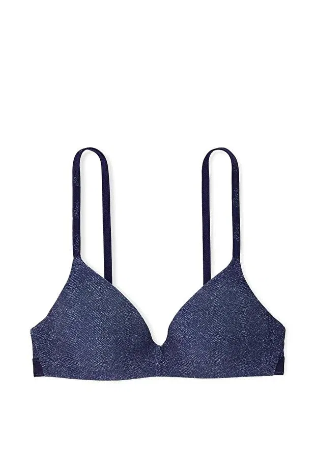 Женский бюстгальтер без косточек Victoria'S Secret, Dark Denim — фото 4