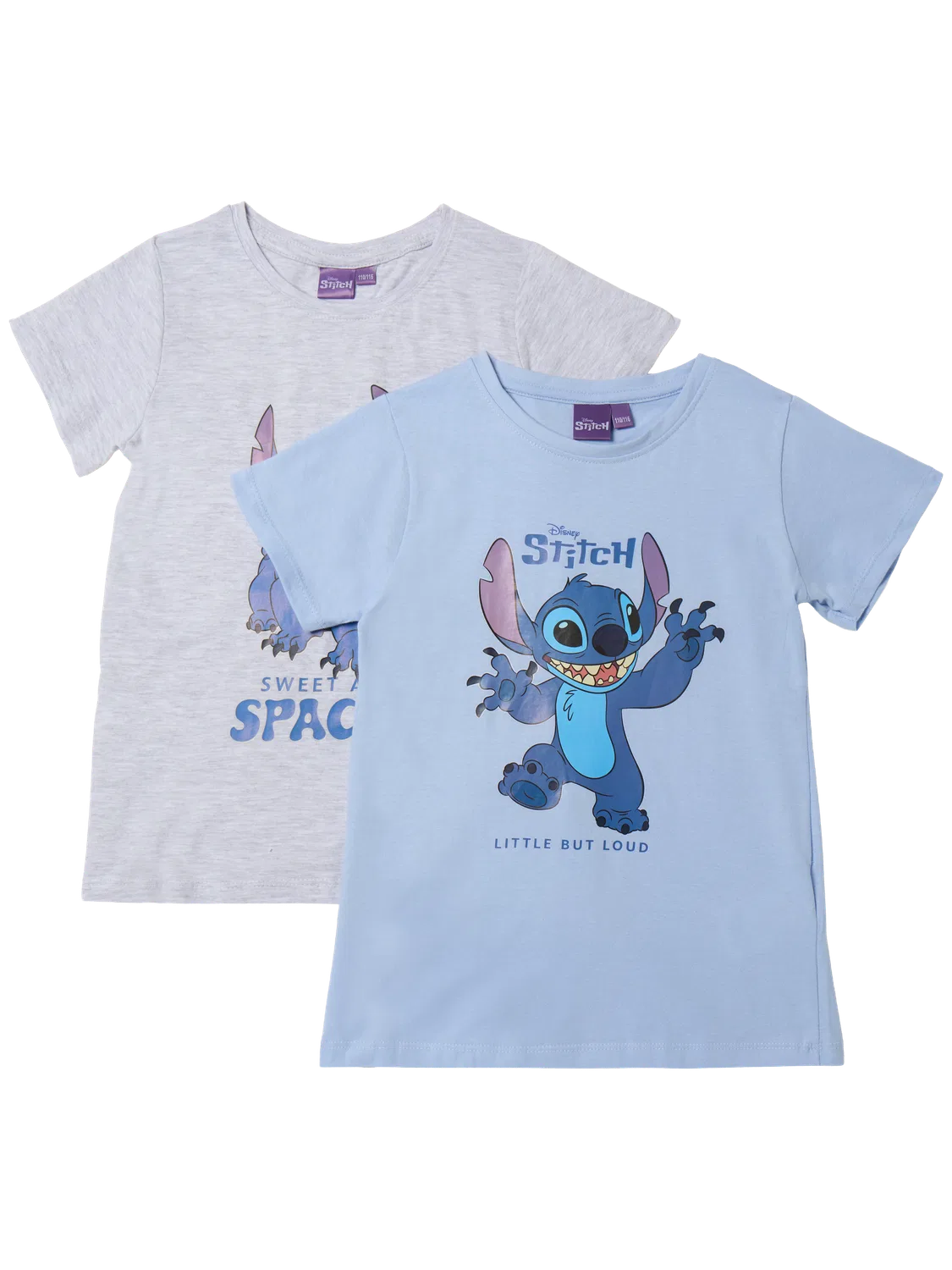 Детская футболка с принтом Stitch, синий
