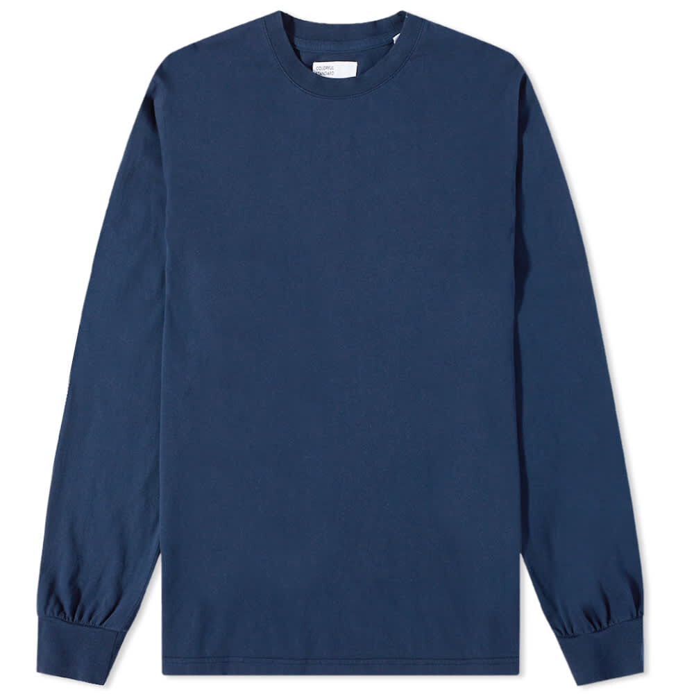 

Футболка Colorful Standard Long Sleeve Oversized Organic Tee, Синий, Футболка Colorful Standard Long Sleeve Oversized Organic Tee