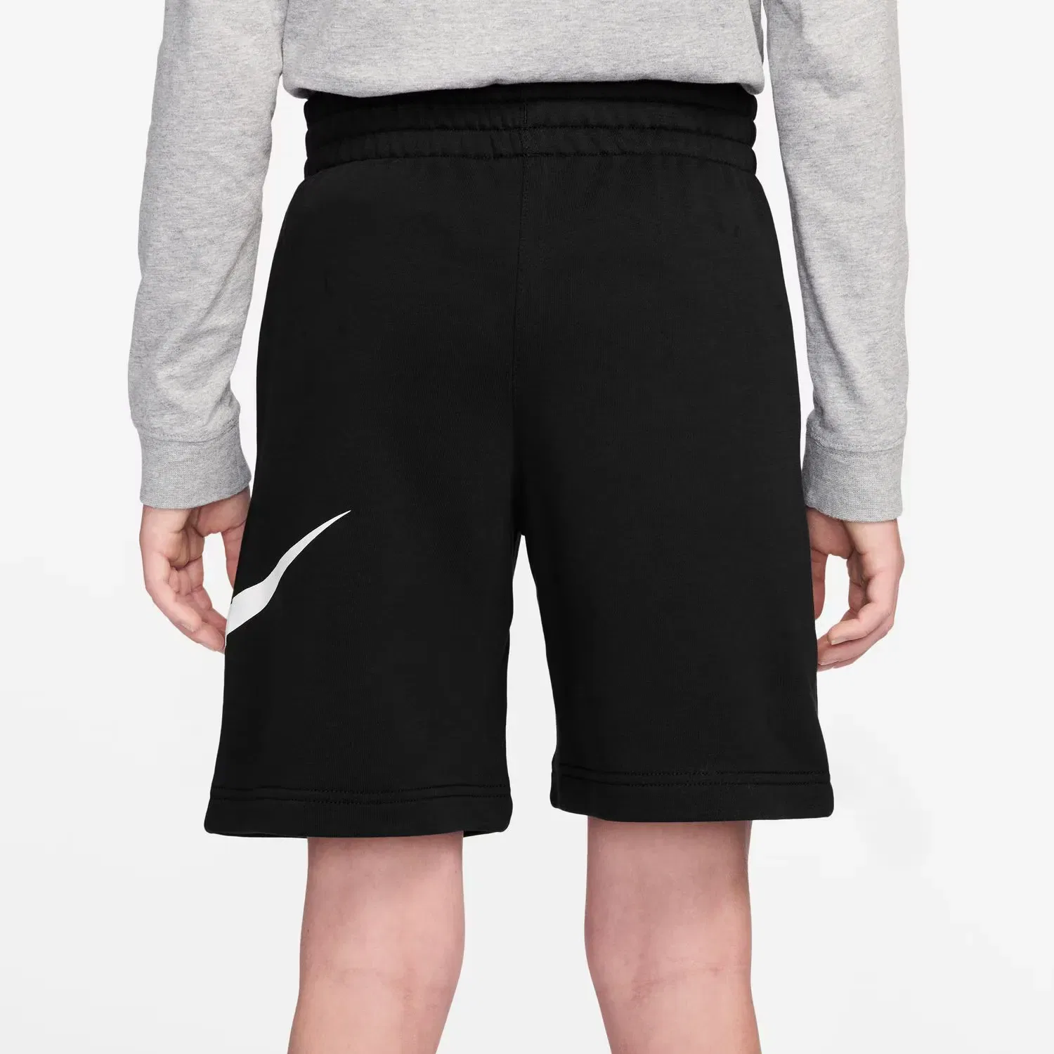 Детские шорты из футера с принтом Nike, Negro — фото 2