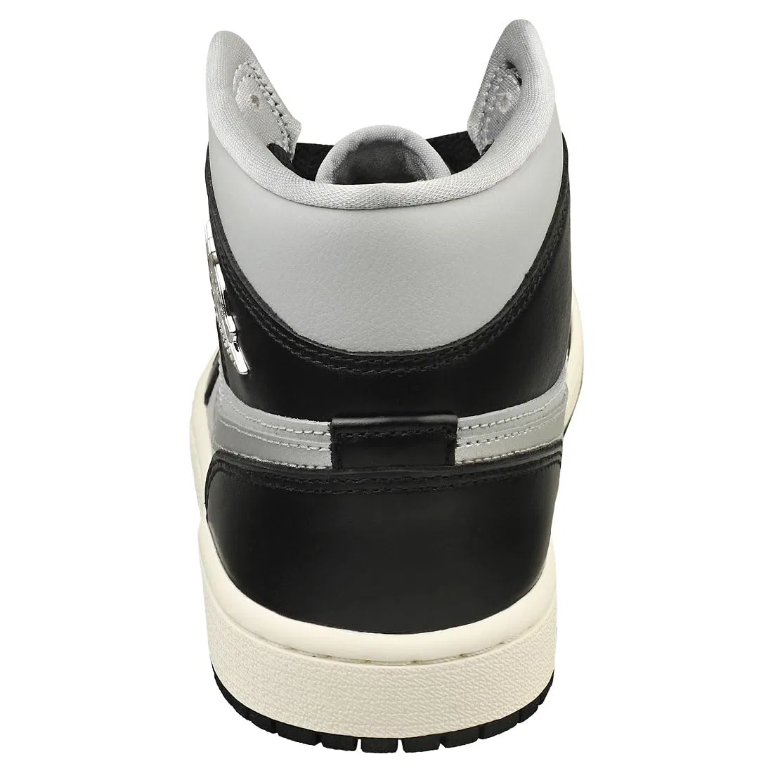 Мужская футболка с длинным рукавом NIKE M NSW Club Tee NIKE, Black Smoke Grey Light Sail Metallic Silver — фото 4