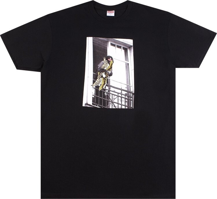 

Футболка Supreme x ANTIHERO Balcony Tee 'Black', черный