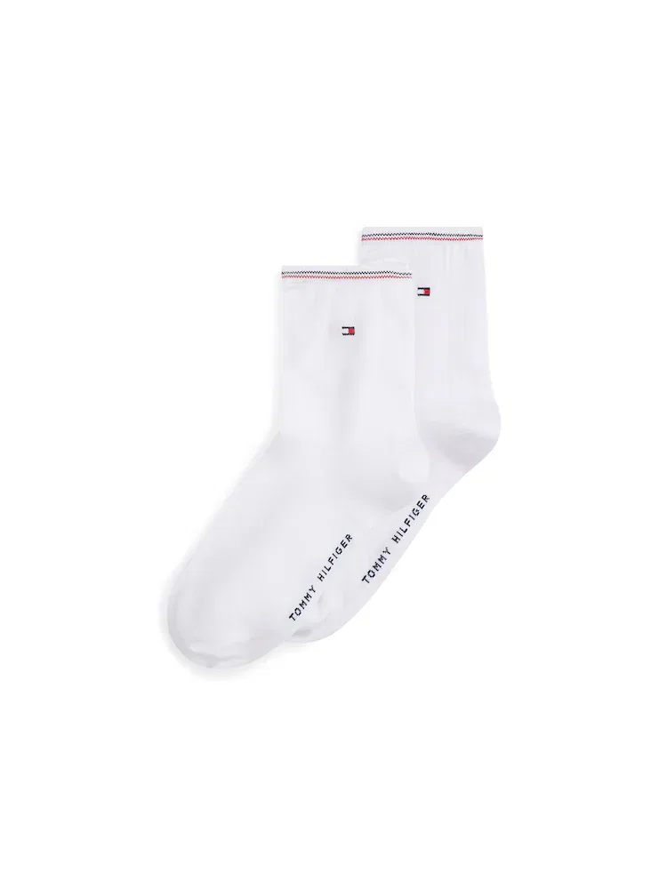 Носки 2 пары с контрастным мыском TOMMY HILFIGER, White — фото 2
