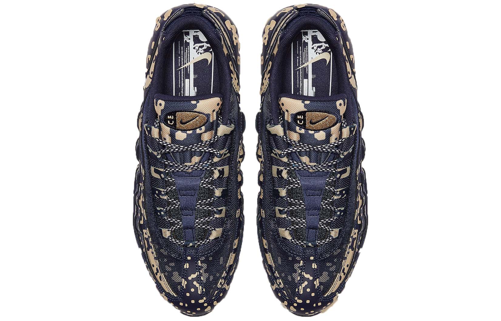 Кроссовки Nike Air Max 95 Cav Empt, темно-синий/бежевый — фото 4