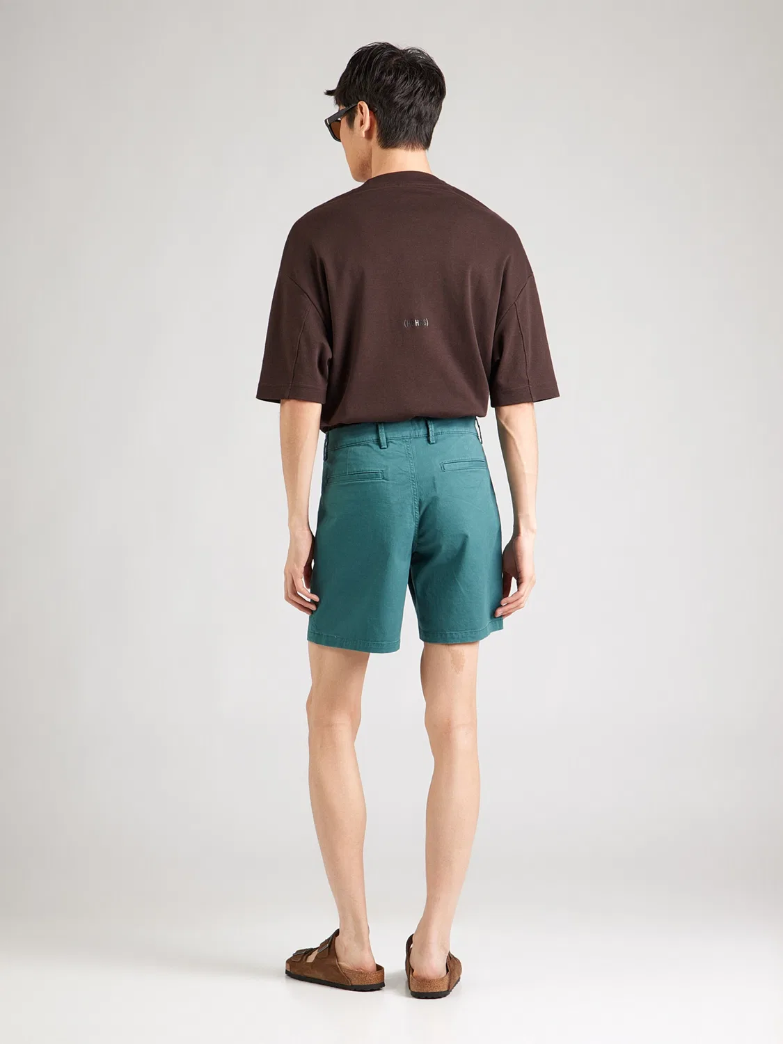 Шорты Gap Regular ESSENTIAL, темно-бирюзовый — фото 4