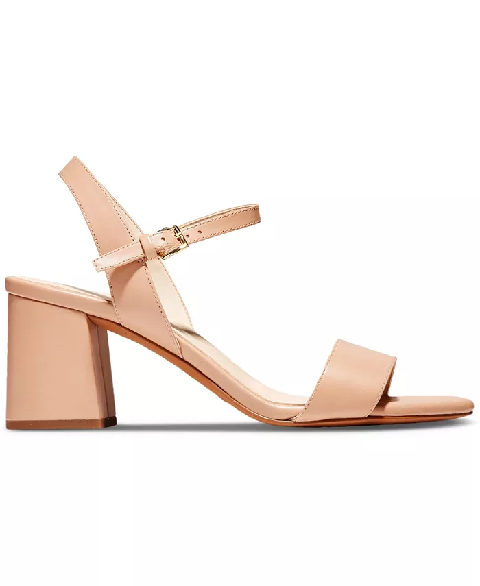 Женские босоножки Josie на устойчивом каблуке Cole Haan, коричневый/бежевый — фото 2