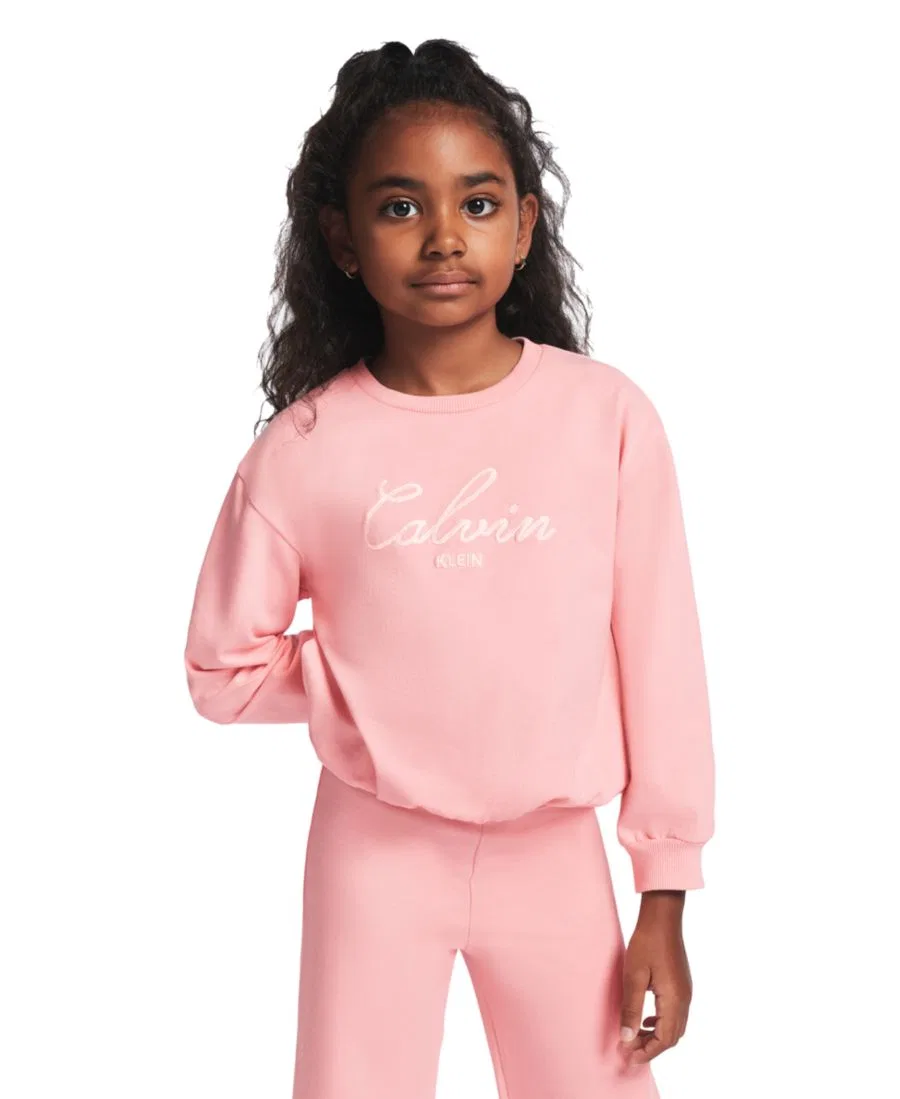Комплект из свитшота и брюк Calvin Klein, Pink — фото 3