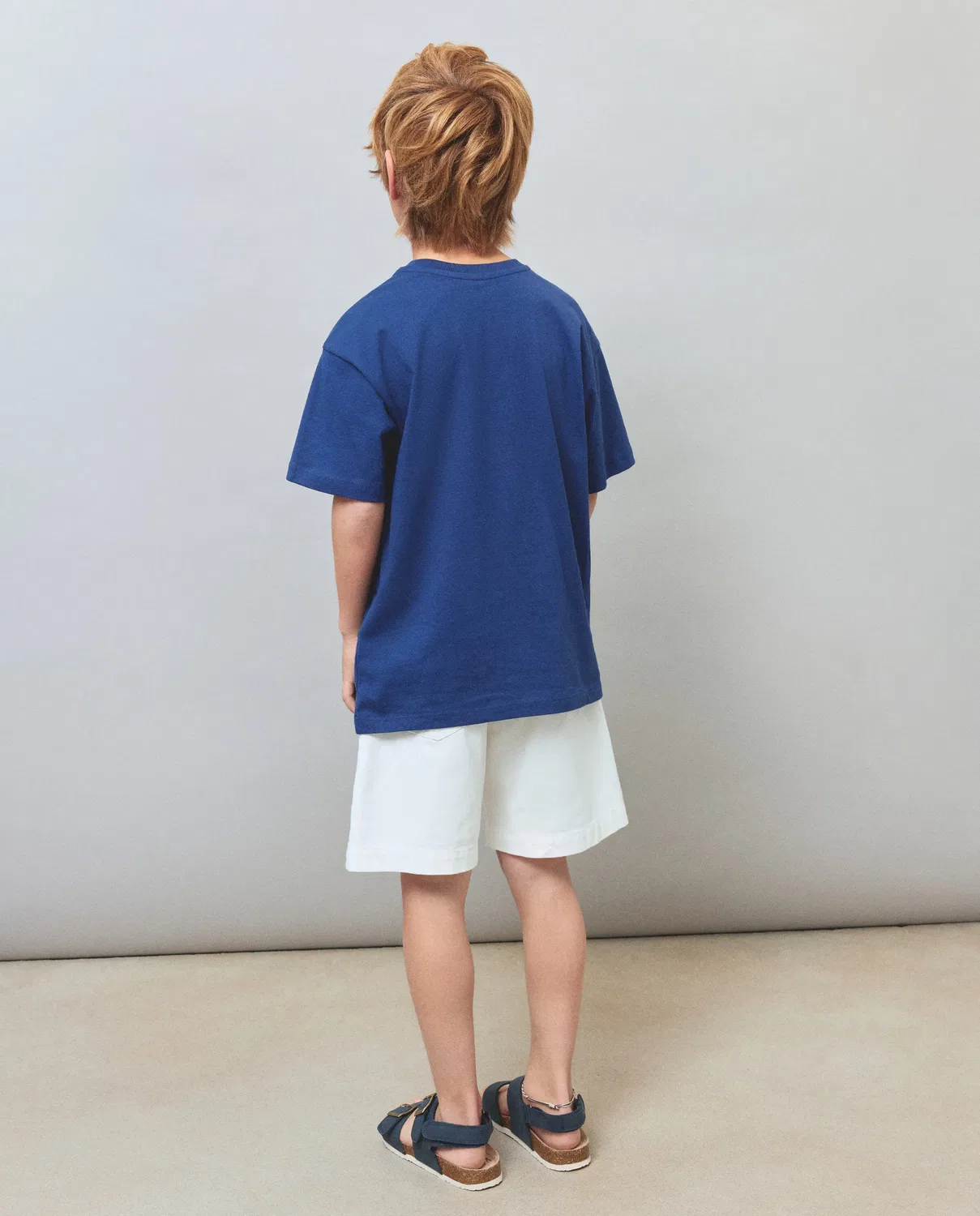 Детская футболка для мальчиков хлопковая Kids El Corte Inglés, Azul Marino — фото 3