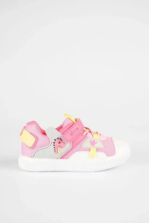 Детские кеды для девочек с принтом Snoop Printed Vicco, Pink